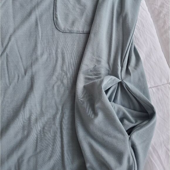 Backcountry Sky Blue Jersey Knit T-shirt Dress with Pockets Medium - Picture 6 of 11